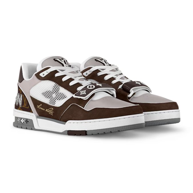 Louis Vuitton Trainer Brown Monogram Mesh