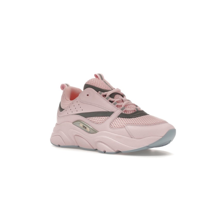 Dior B22 Pink Technical Mesh Pink Silver