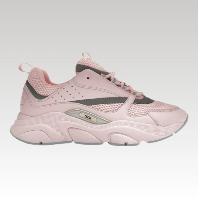 Dior B22 Pink Technical Mesh Pink Silver
