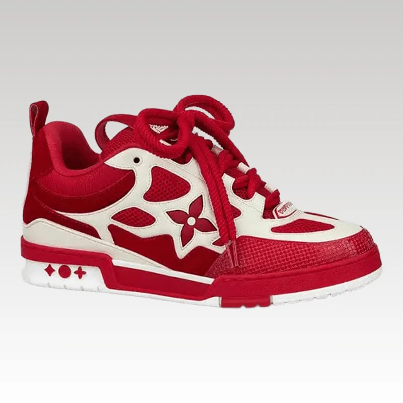 Louis Vuitton Skate Sneaker Red White