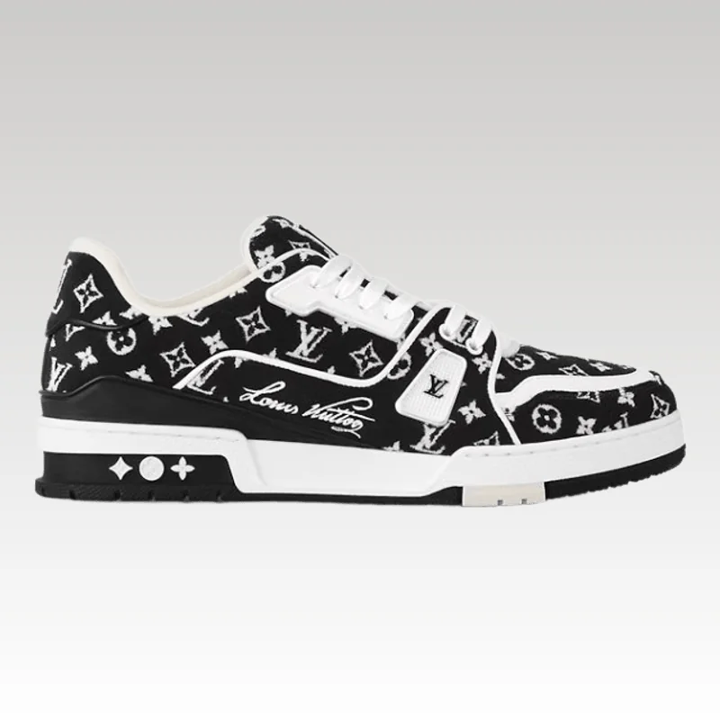 Louis Vuitton Trainer Monogram Black & White